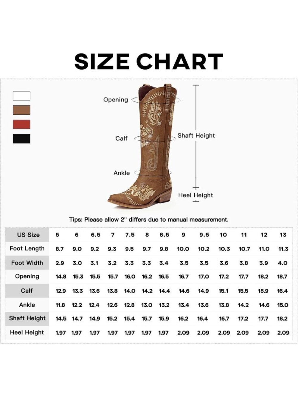 Women's Wide Calf Knee High Sparkly Rhinestone Brown Western Boots Pull On Boots - Picture 6 of 6